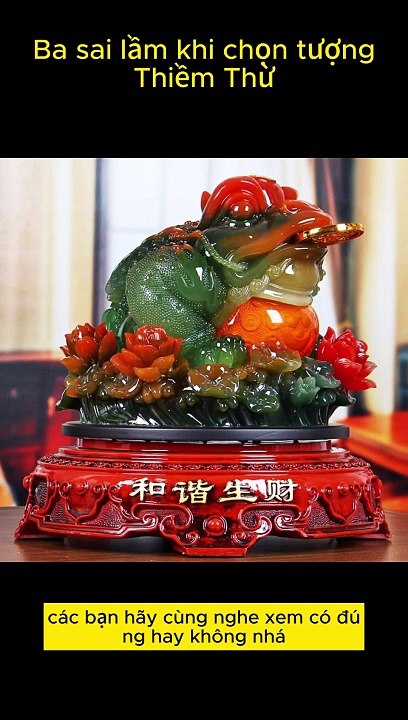 Những lưu ý khi chọn tượng Thiềm Thừ
