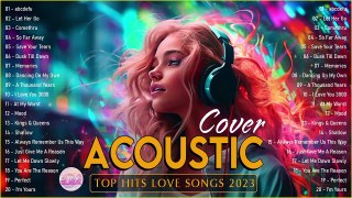 Chill English Acoustic Love Songs Cover Playlist 2023 ❤️ Soft Acoustic Cover Of Popular Love Songs