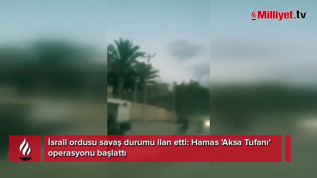 İsrail ordusu savaş durumu ilan etti! Hamas 'Aksa Tufanı' operasyonu başlattı