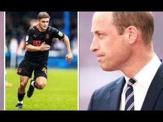 Il principe William fa un raro intervento personale per salutare il "coraggio" della star del calcio