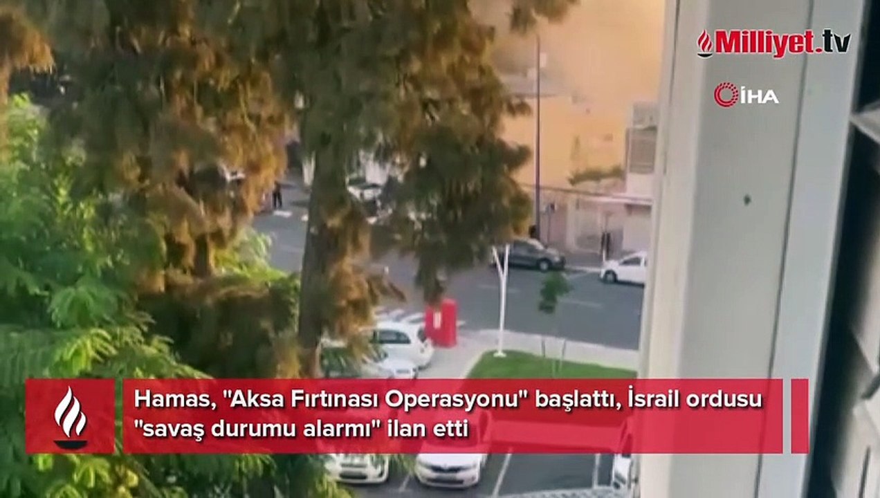 Hamas, "Aksa Fırtınası Operasyonu" başlattı, İsrail ordusu "savaş durumu alarmı" ilan etti