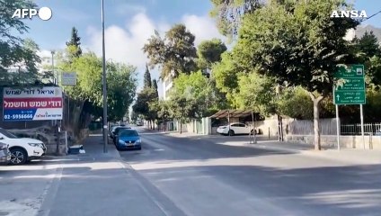 Sirene di allarme nel centro e nel sud di Israele