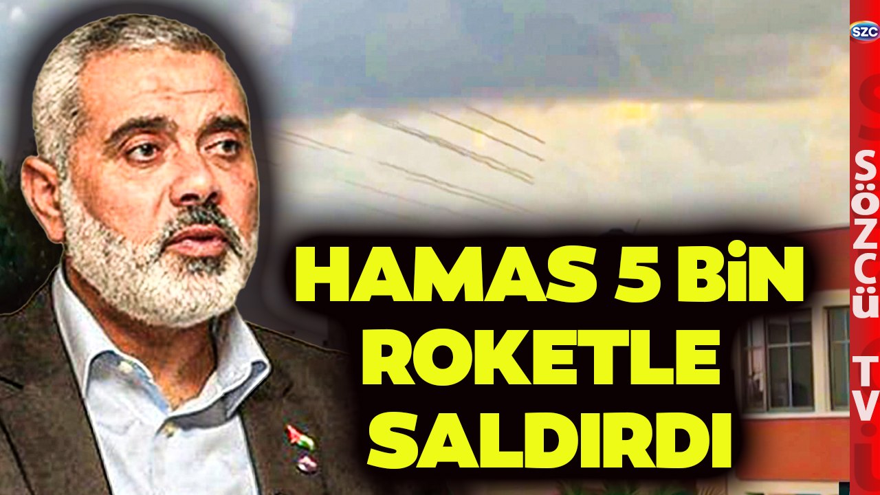 Hamas'tan İsrail'e Operasyon! İsrail Ordusu Savaş Alarmı Verdi