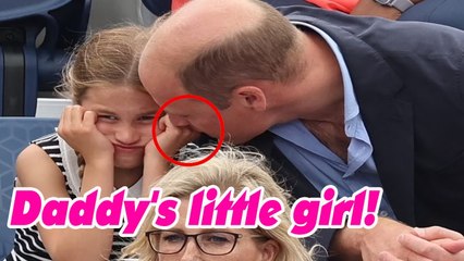Sweet moments prove Princess Charlotte is 'daddy's little girl!'