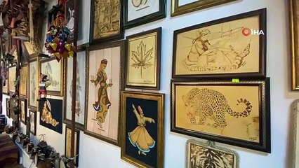 Ahşap Yakma Sanatında 56 Yılı Geride Bıraktı