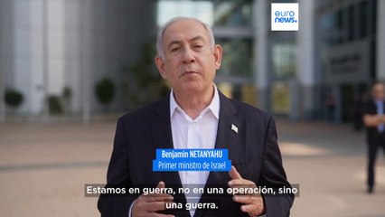 "Estamos en guerra" declara Netanyahu tras el ataque sin precedente de Hamás contra Israel