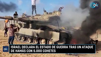 Israel declara el estado de guerra tras un ataque de Hamás con 5.000 cohetes