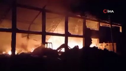 Suriye’nin kuzeyinde terör örgütüne ait çimento fabrikası vuruldu