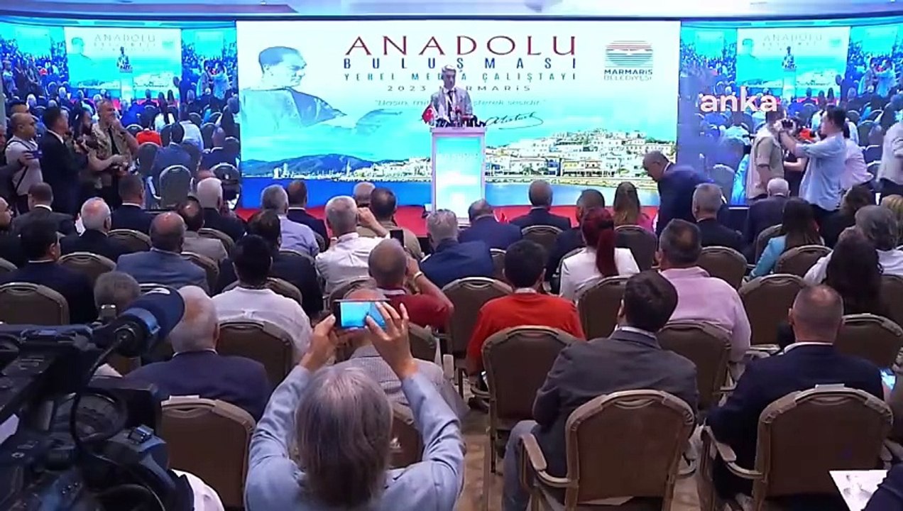 Le maire de Marmaris, Mehmet Oktay, s'est exprimé lors de l'atelier des médias locaux