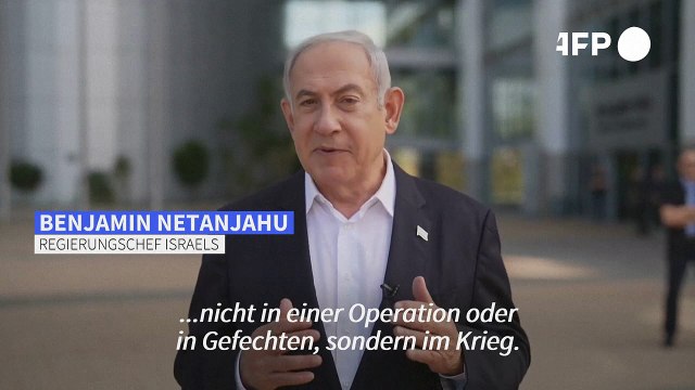 Netanjahu: Die Hamas wird einen beispiellosen Preis zahlen