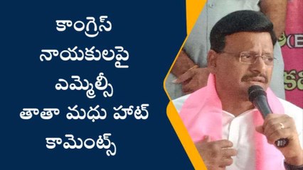 భద్రాద్రి: కాంగ్రెస్ నాయకులపై హాట్ కామెంట్స్ చేసిన ఎమ్మెల్సీ