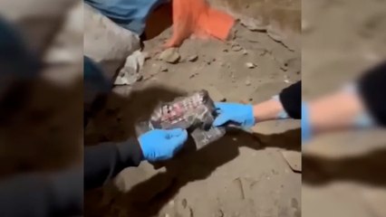 Konya’da binlerce uyuşturucu toprağa gömülmüş halde bulundu