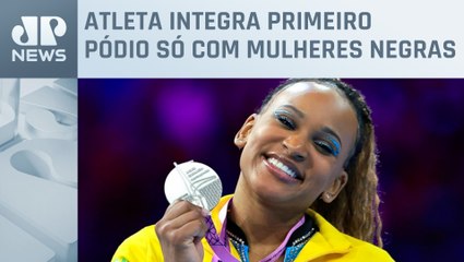 Rebeca Andrade é prata no individual geral do Mundial de Ginástica
