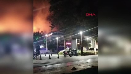 Bodrum'da bir gece kulübünde yangın çıktı