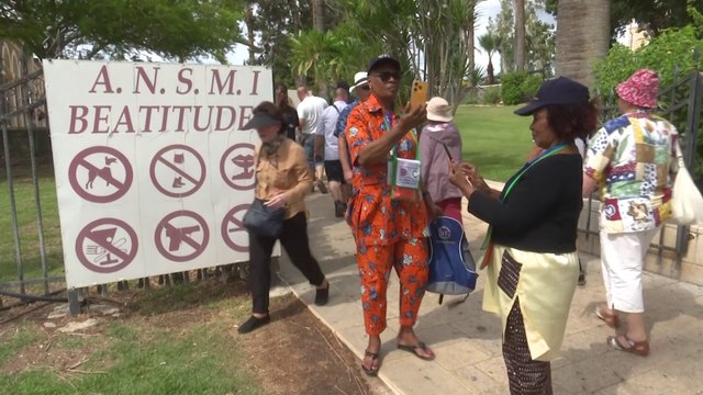 Les pèlerins ivoiriens en Israël visitent des sites religieux