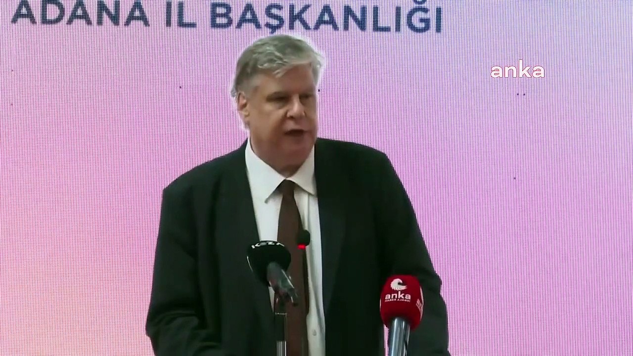Congrès provincial du CHP Adana... Örsan Öymen： ＂Le nôtre appartient à nouveau à Mustafa Kemal Atatürk, İsmet İnönü, Bülent Ecevit, Erdal İnönü ; Fondé sur l'idéologie,...