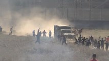 Le Hamas parade à Gaza avec des véhicules militaires israéliens capturés