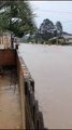 VÍDEO: Avenida vira “rio” após temporal atingir Serra de SC: “Situação crítica”