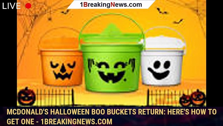 McDonald's Halloween Boo Buckets return: Here's how to get one