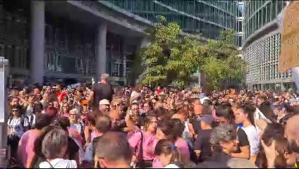 Milano, gli animalisti sotto la sede della Regione