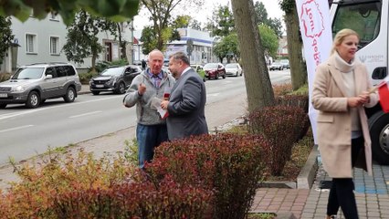 "Tour de Referendum" w Ostródzie: Mobilizacja do udziału w wyborach i referendum