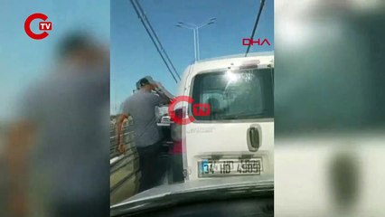 Köprüde bir maganda... Bir ailenin korku dolu anları!