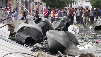 دمار في غزة بعد قصف إسرائيلي للقطاع