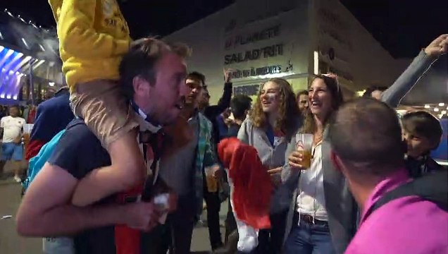 C’était incroyable : des supporters réagissent après la victoire de la France face à l'Italie