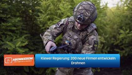 Kiewer Regierung: 200 neue Firmen entwickeln Drohnen