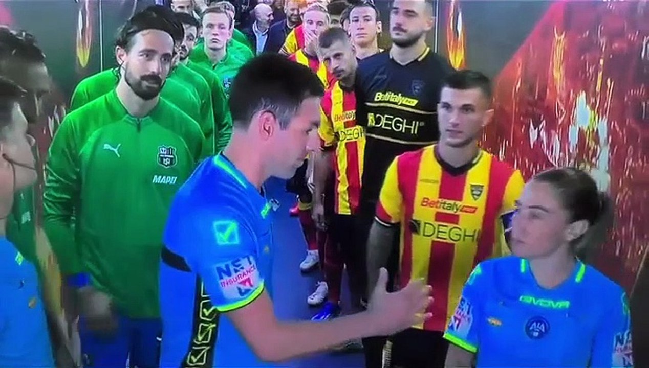 Gaffe arbitro Luca Sacchi