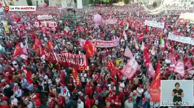 Governo, Landini: sia chiaro, non ci fermeremo e andremo avanti