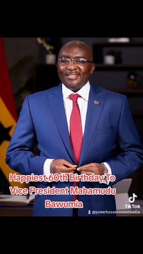 Happiest 60th Birthday To Vice President Mahamudu Bawumia. #ghananews #npp #ndc #mahamudubawumia #Bawumia60thbirthday #bawumiaat60
