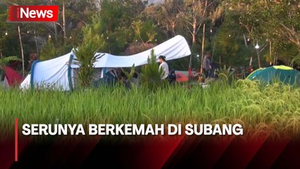 Serunya Berkemah Dikelilingi Tiga Air Terjun di Subang