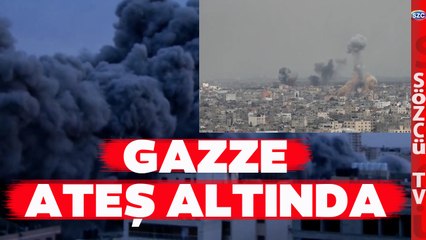 İsrail Ordusu Demir Kılıç Operasyonunu Başlattı! Gazze'den Dumanlar Yükseliyor