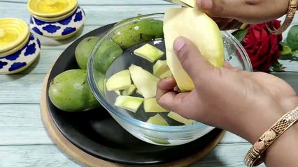 बस 1-2 किलो कच्चे आम से पूरी गर्मी के लिए ठंडक देने वाली नई रेसिपी गारंटी है आप देखते ही बना लेगे