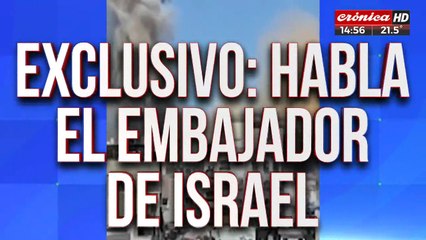 Eyal Sela, embajador de Israel en Argentina: "Utilizan personas como escudos humanos"