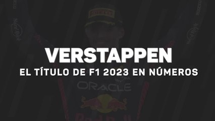 Verstappen, campeón - Su tercer Mundial de F1, en cifras