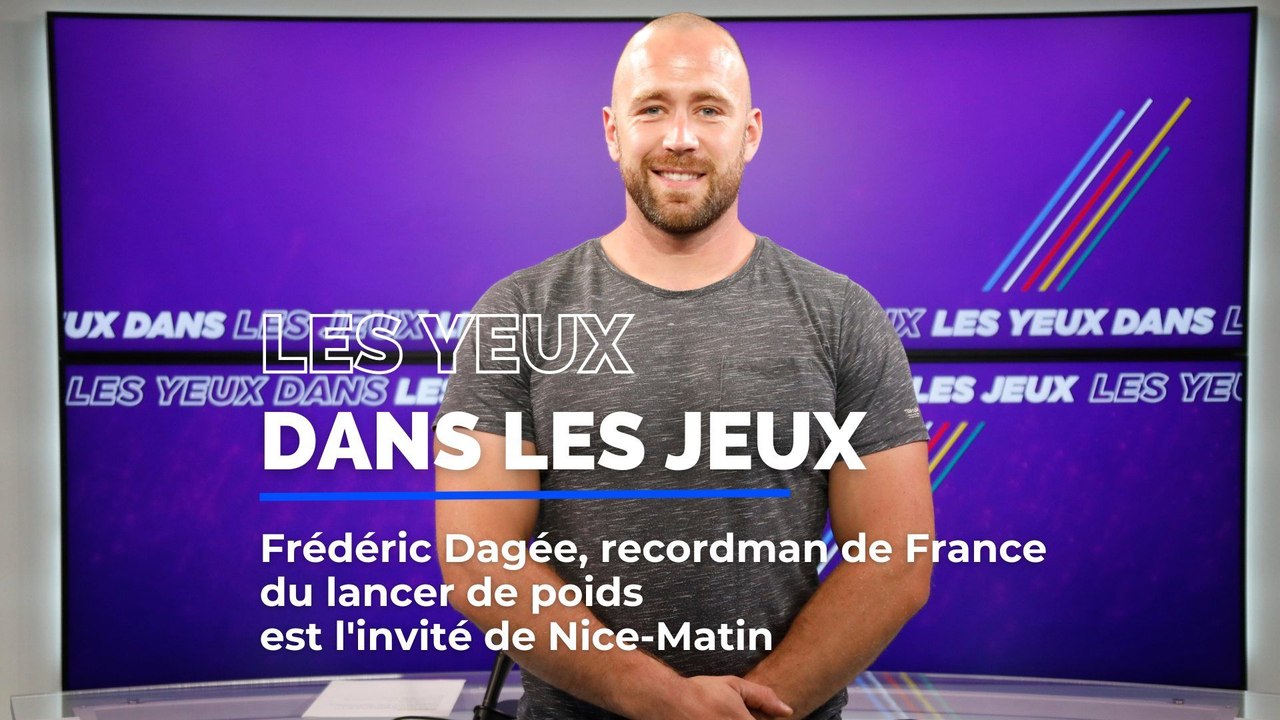 Frédéric Dagée, le recordman de France du lancer de poids est l'invité des ''Jeux dans les Yeux''
