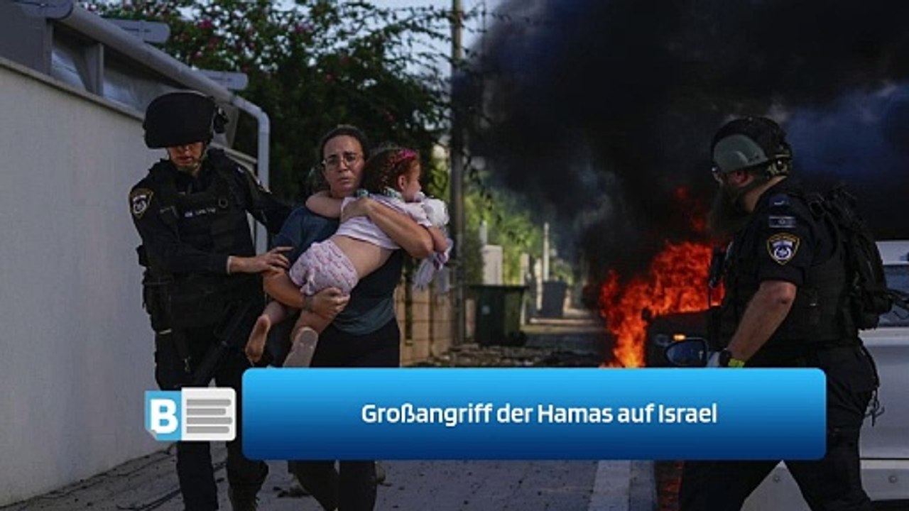 Großangriff der Hamas auf Israel