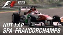 F1 2013 - PS3/X360/PC - Spa-Francorchamps Hot Lap (Gameplay Italian)