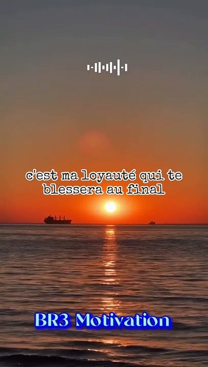 C'est ma loyauté qui te blessera au final. #conseildelavie #conseil #motivation #motivational