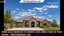 Home sales increase to highest level since start of year: Redfin - 1breakingnews.com