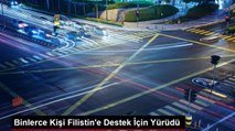 İSTANBUL-FATİH'TE BİNLERCE KİŞİ FİLİSTİN'E DESTEK İÇİN BULUŞTU