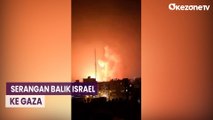 Detik-Detik Serangan Balik Israel ke Gaza Nyasar ke Masyarakat Sipil