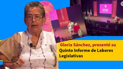 Senadora Gloria Sánchez rinde su 5o Informe de Actividades en Veracruz