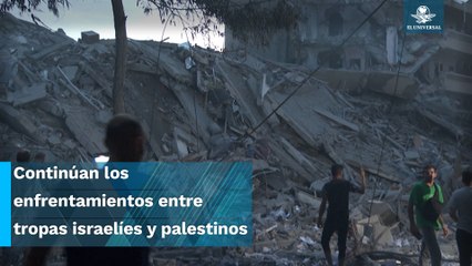 En plena transmisión en vivo, cae misil en un edificio de Gaza