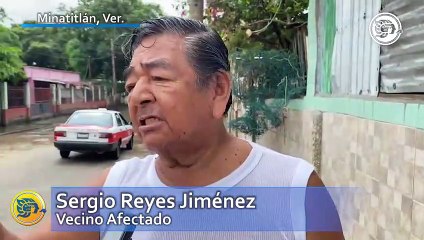 Vecinos de la colonia El Palmar de Minatitlán Señalan que viven en medio de un foco de infección