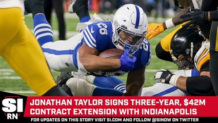 Jonathan Taylor Signs Three-Year, $42 Million Contract Extension With Indianapolis