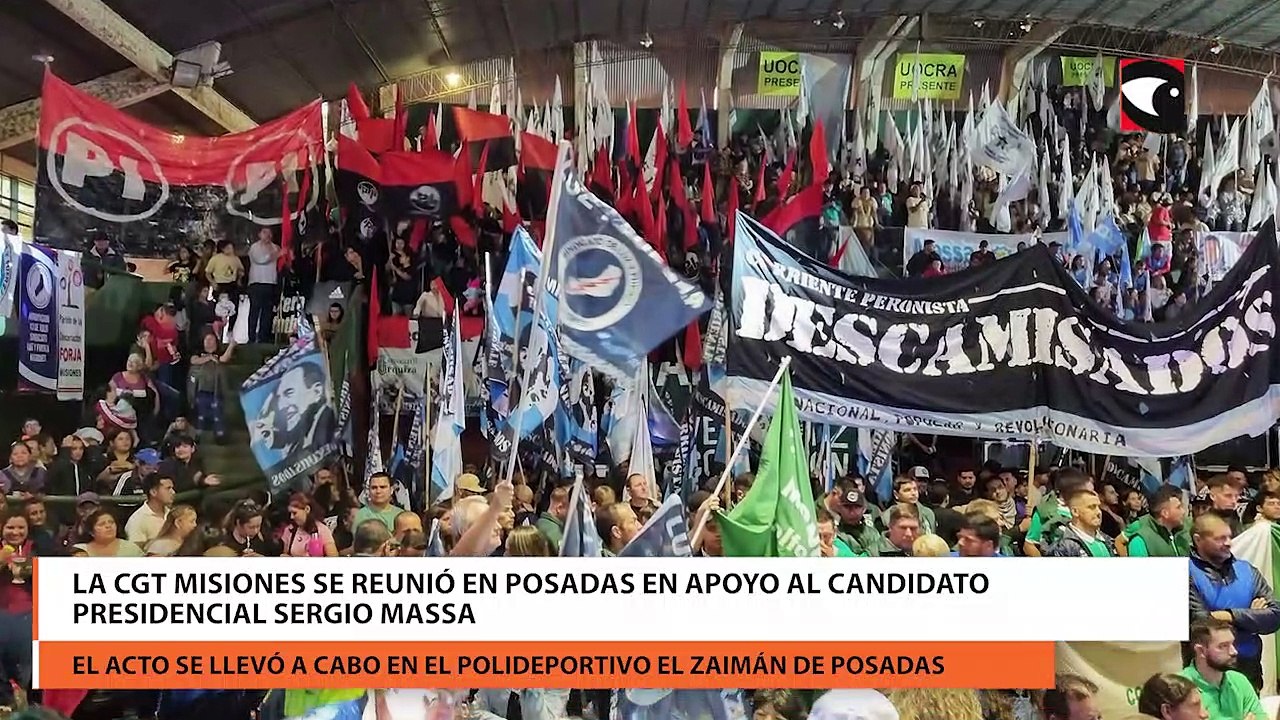 Posadas | Con un mensaje de unidad, la CGT Misiones se reunió en apoyo al candidato presidencial Sergio Massa