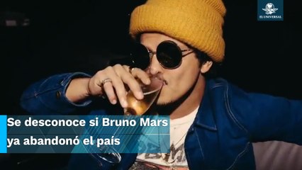 Cancela concierto de Bruno Mars en Tel Aviv tras ataque contra Israel